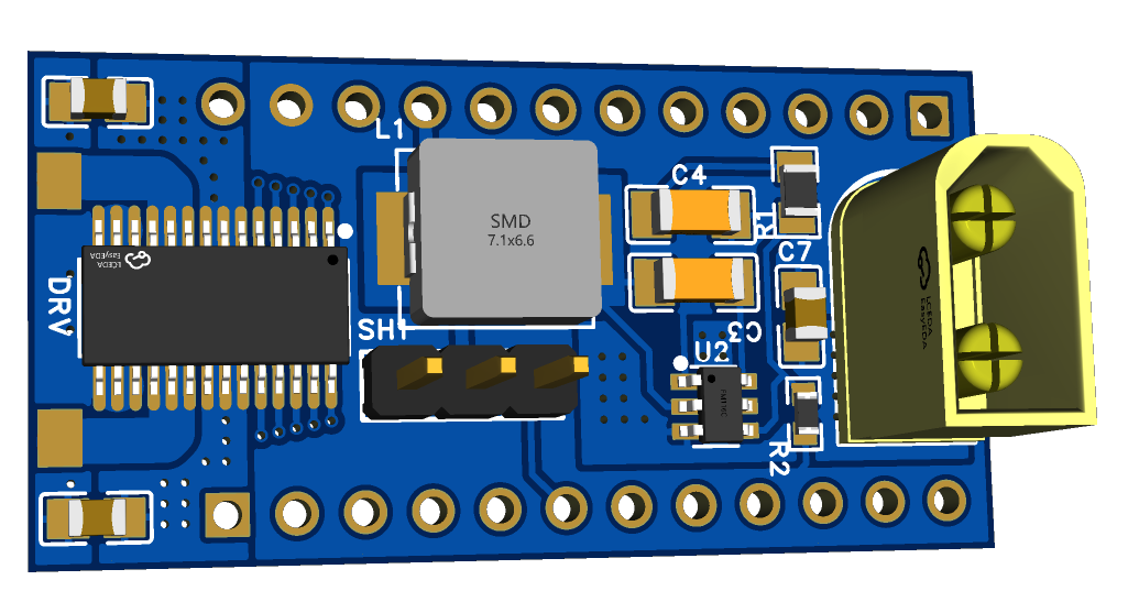 3D Render of Mighty Mouse Pro Micro